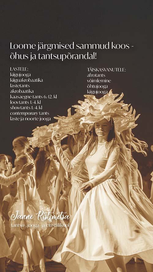 Janne Ristimetsa Tantsustuudio huvitegevuste messil Huvikas 2025